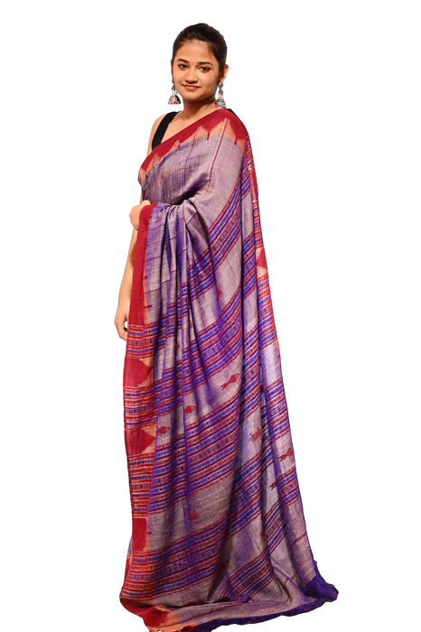 Kotpad Saree – Handwoven Tribal Patterns in Natural Earthy Tones