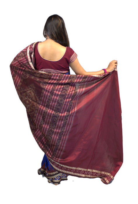 Sambalpuri Saree – Handwoven Ikat with Traditional Odia Motifs