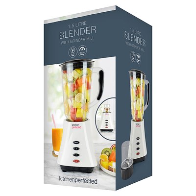 Electric Blender with Grinder – 2 Speed Settings & Stainless Steel Blades - Samanta Factory