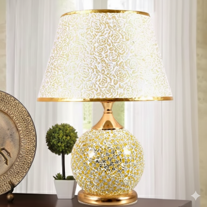 Crystal Desk Lamp – Luxury Bedside Lighting for Modern Bedrooms - Samanta Factory