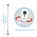 Universal Baby Monitor Camera Holder – Adjustable Long Arm Mount for Crib or Bed - Samanta Factory
