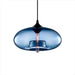 Modern Glass Pendant Light – Elegant LED Ceiling Fixture with Iron Finish - Samanta Factory