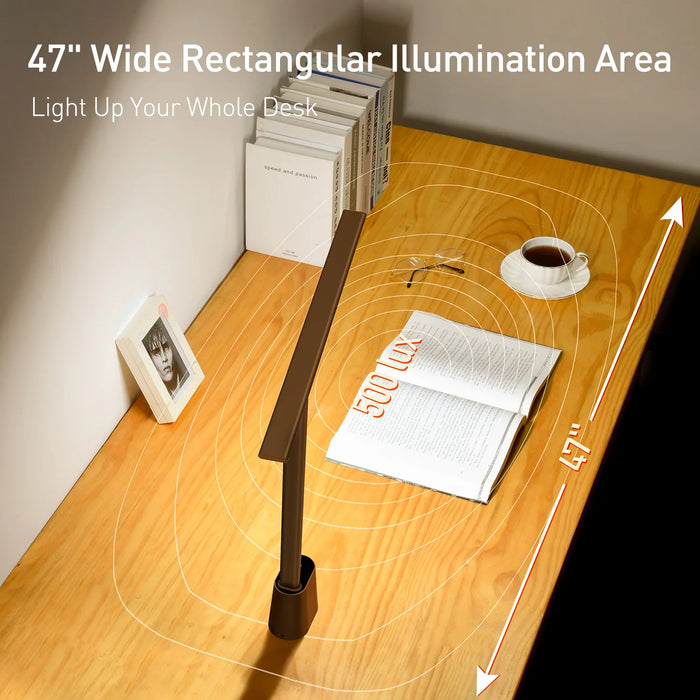 Rechargeable Folding Desk Lamp – Smart Full-Spectrum LED with Auto Dimming