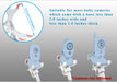 Universal Baby Monitor Camera Holder – Adjustable Long Arm Mount for Crib or Bed - Samanta Factory