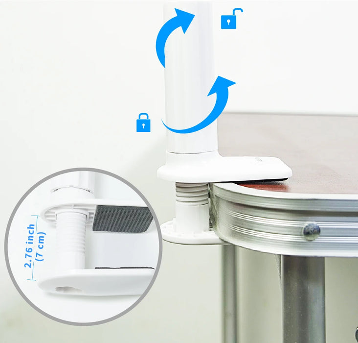 Universal Baby Monitor Camera Holder – Adjustable Long Arm Mount for Crib or Bed - Samanta Factory