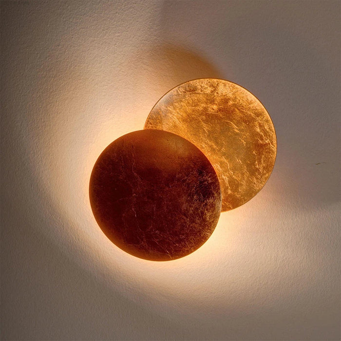 Modern Wall Lamp – Moon Eclipse Design with LED Lighting for Bedroom & Hallways - Samanta Factory