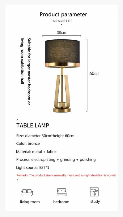Postmodern Table Lamp – Nordic Design for Bedroom, Living Room & Study