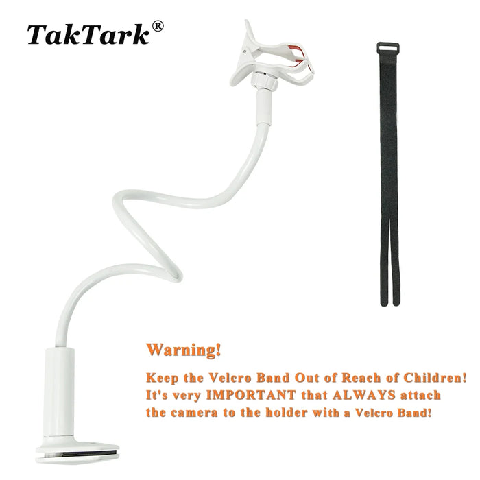 Universal Baby Monitor Camera Holder – Adjustable Long Arm Mount for Crib or Bed - Samanta Factory