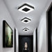 New Design LED Ceiling Light – Modern Corridor, Art Gallery & Balcony Lamp in White & Black - Samanta Factory