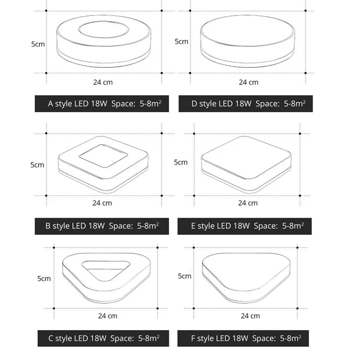 New Design LED Ceiling Light – Modern Corridor, Art Gallery & Balcony Lamp in White & Black - Samanta Factory