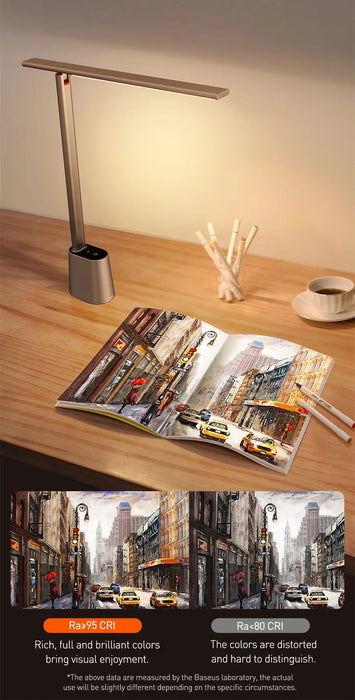 Rechargeable Folding Desk Lamp – Smart Full-Spectrum LED with Auto Dimming