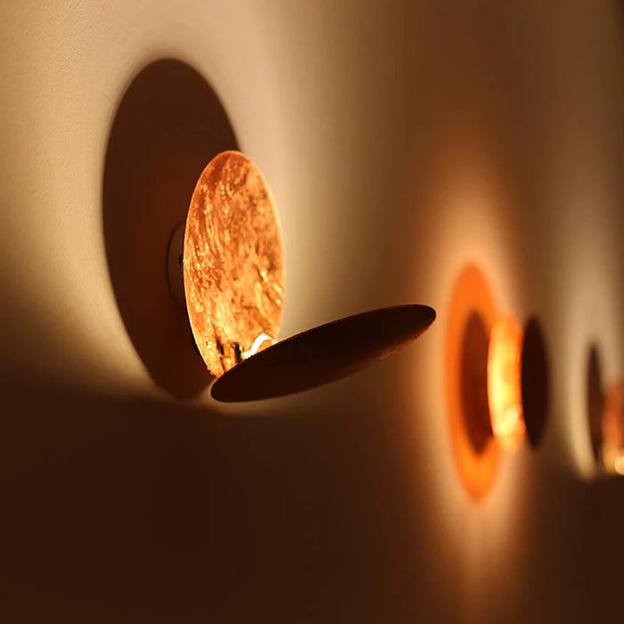 Modern Wall Lamp – Moon Eclipse Design with LED Lighting for Bedroom & Hallways - Samanta Factory