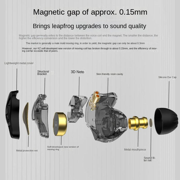 In-Ear Gaming Headphones – Hi-Fi Subwoofer Sound with Active Noise Cancellation - Samanta Factory