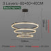 Stylish Nordic LED Pendant Light Fixture with Aluminum Frame & Long-Lasting LEDs - Samanta Factory