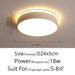 New Design LED Ceiling Light – Modern Corridor, Art Gallery & Balcony Lamp in White & Black - Samanta Factory