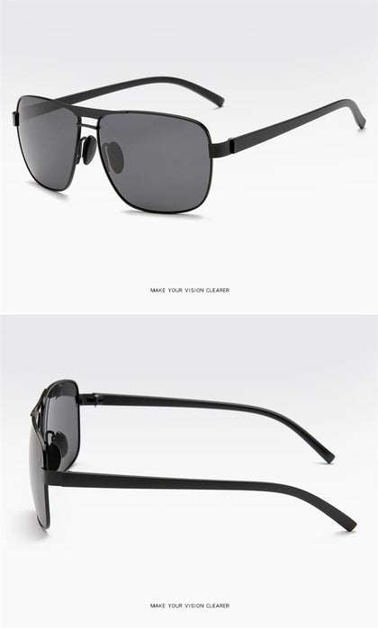 Myopia Reading Glasses for Men – Custom Prescription Alloy Frame with Polarized Lenses - Samanta Factory