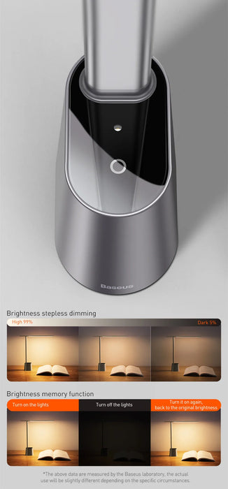 Rechargeable Folding Desk Lamp – Smart Full-Spectrum LED with Auto Dimming