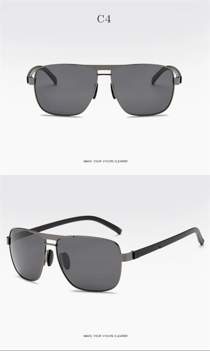 Myopia Reading Glasses for Men – Custom Prescription Alloy Frame with Polarized Lenses - Samanta Factory