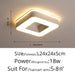 New Design LED Ceiling Light – Modern Corridor, Art Gallery & Balcony Lamp in White & Black - Samanta Factory