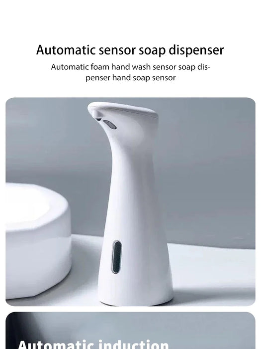 Automatic Soap Dispenser – Touchless Sensor with 0.2s Fast Dispense & Waterproof Non-Slip Base - Samanta Factory