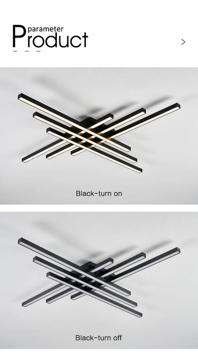 Ceiling Light – Modern Nordic Iron & Acrylic Design with LED Illumination