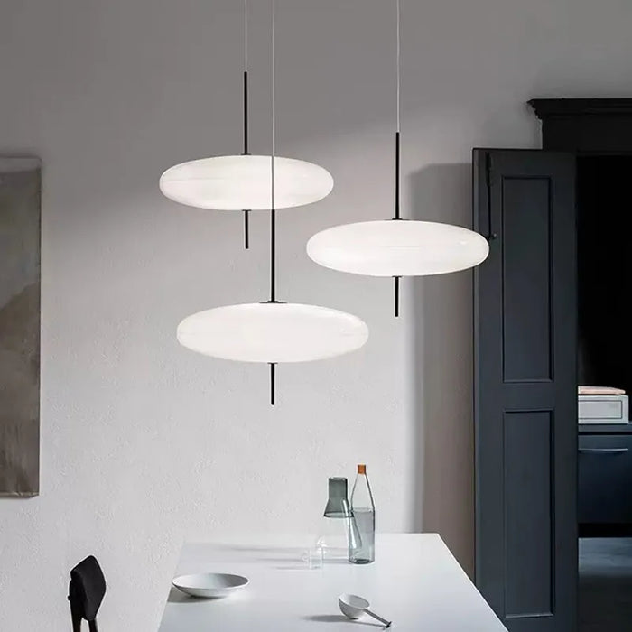 Modern Pendant Light – Flying Saucer Design with LED Illumination - Samanta Factory