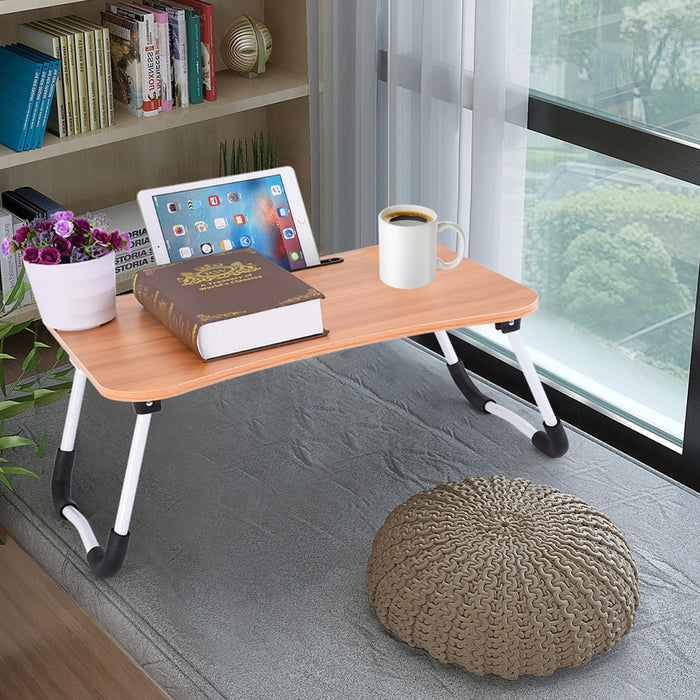 Laptop Bed Table – Foldable, Non-Slip & Portable Desk for Work, Study & Relaxation - Samanta Factory
