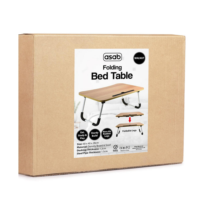 Laptop Bed Table – Foldable, Non-Slip & Portable Desk for Work, Study & Relaxation - Samanta Factory