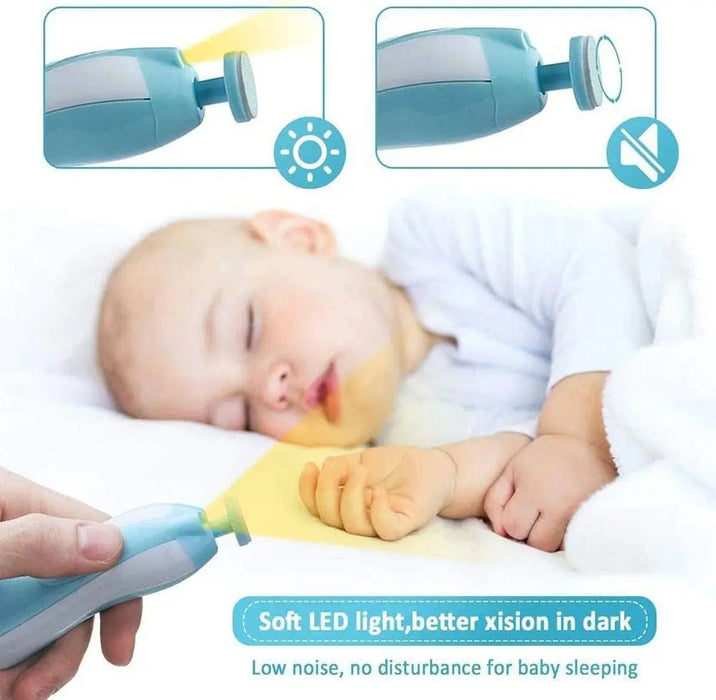Electric Baby Nail Trimmer – Safe & Gentle Nail Clipper for Newborns and Toddlers - Samanta Factory