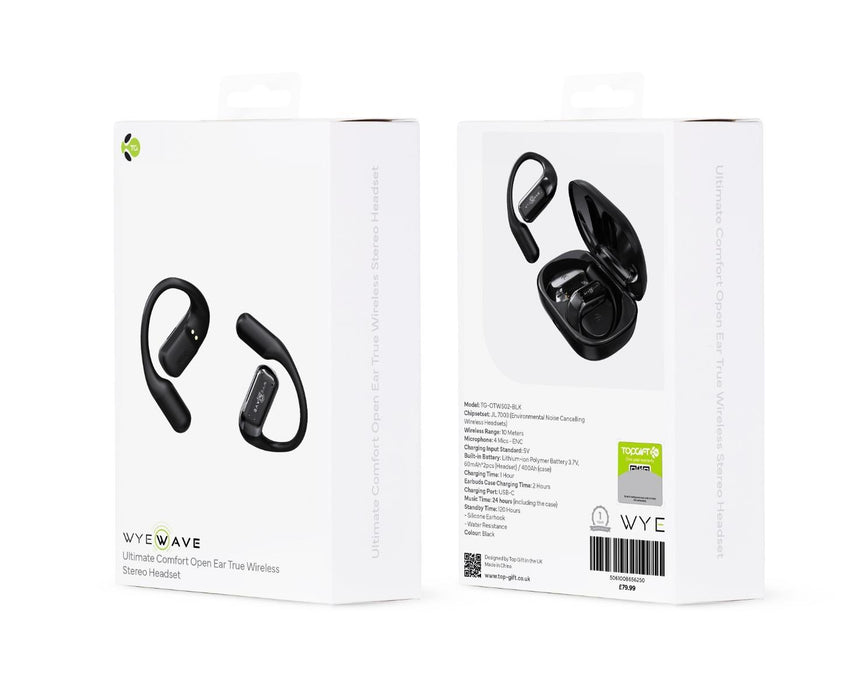 ENC Wireless Earbuds – 24H Playback, USB-C Charging & 4-Mic Noise Cancellation - Samanta Factory