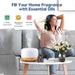 Aroma Diffuser – Compact Wood Grain Design with 7-Color Night Light - Samanta Factory