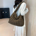 Women’s Puffer Shoulder Bag – Fashion Bubble Tote with Large Capacity - Samanta Factory