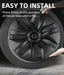HL 19 Inch Hub Cap for Tesla Model Y 2020-2023 Wheel Hubcap Performance Replacement Wheel Cap Full Rim Cover Accessories - Samanta Factory