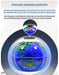 Floating Moon Globe Lamp – O-Type Magnetic Frame with LED Night Light - Samanta Factory