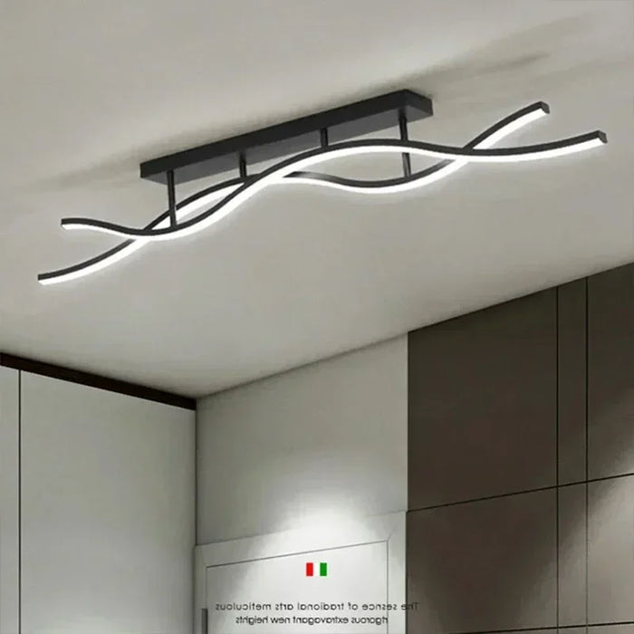 LED Ceiling Light – Simple Line Design for Modern Kitchens, Bedrooms, and Dining Areas