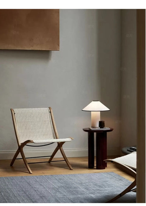 COLETTE Table Lamp – Japanese Wabi-Sabi White Mushroom Design