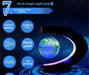 Magnetic Levitating Globe – 4-Inch Floating Earth with LED Light for Home & Office Decor - Samanta Factory