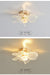 Crystal Pendant Light – Modern Loft Hanging Lamp with Iron & Glass Design - Samanta Factory