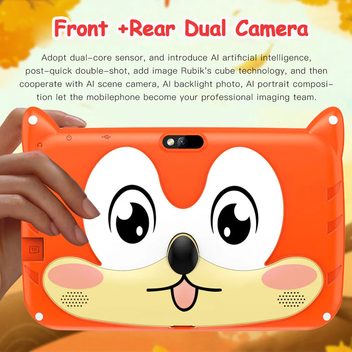 BDF 7-Inch Kids Tablet – Android 13 with 64GB Storage, Dual Cameras & Parental Controls - Samanta Factory