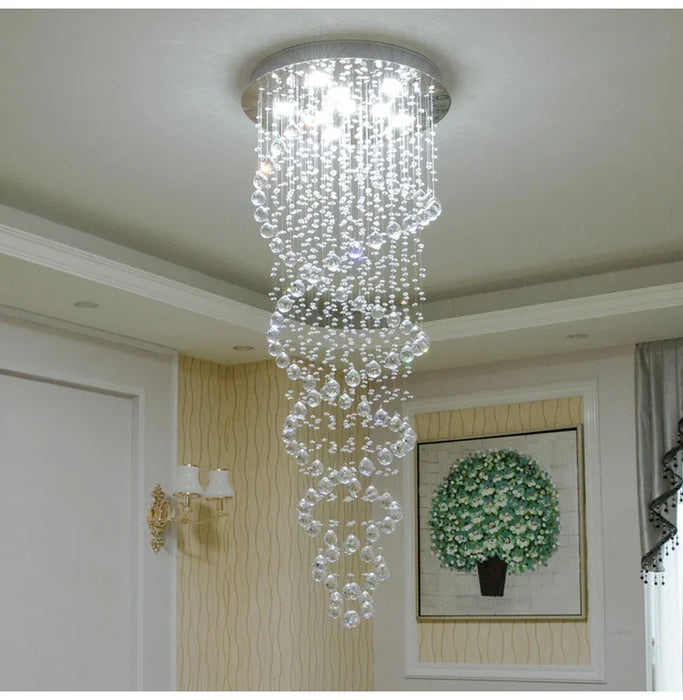 Modern LED Chandelier – Dimmable Flush Mount Ceiling Light