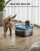 Wireless Cat Water Fountain – Battery-Operated with Motion Sensor & 5-Level Filtration - Samanta Factory