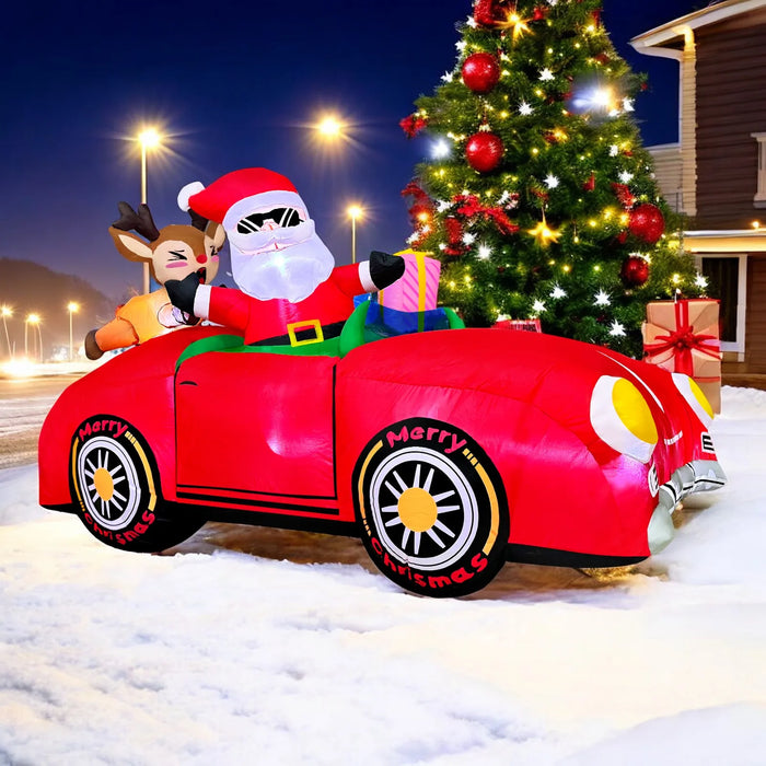 Inflatable Santa Claus Decoration – Outdoor Christmas Yard Display