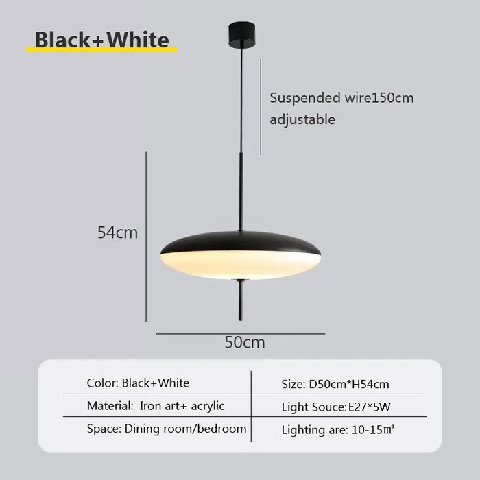 Modern Pendant Light – Flying Saucer Design with LED Illumination - Samanta Factory