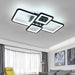 Modern LED Ceiling Light – 54W Dimmable Fixture with Remote for Dining Room & Foyer - Samanta Factory