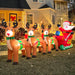 Inflatable Santa Claus Outdoor Christmas Decoration in Garden or Yard
