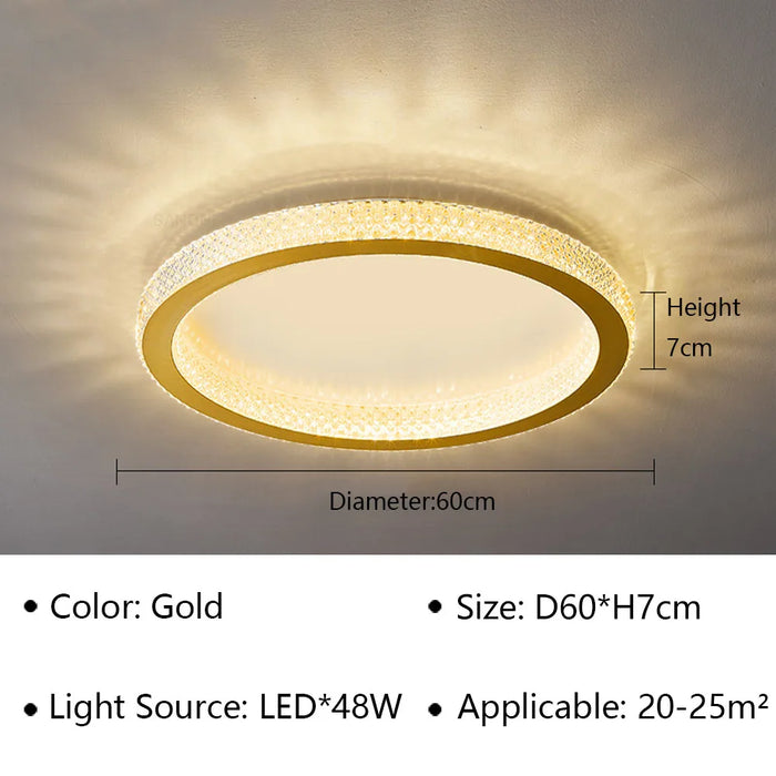 Luxury LED Ceiling Light – Modern Surface-Mounted Fixture for Living Spaces
