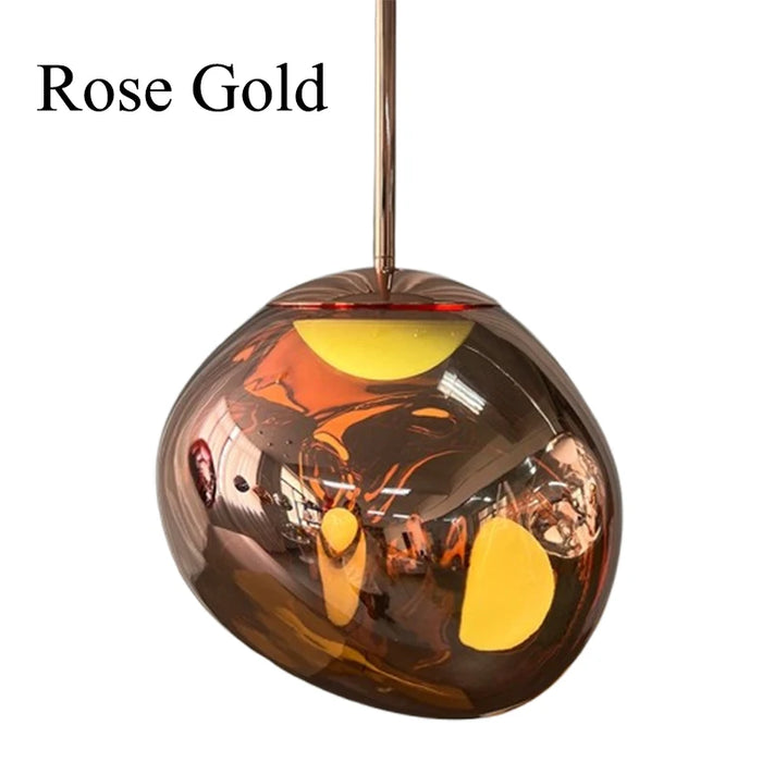 Smart Dimmable Pendant Light – Polished Chrome LED Cord Fixture - Samanta Factory