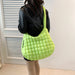 Women’s Puffer Shoulder Bag – Fashion Bubble Tote with Large Capacity - Samanta Factory