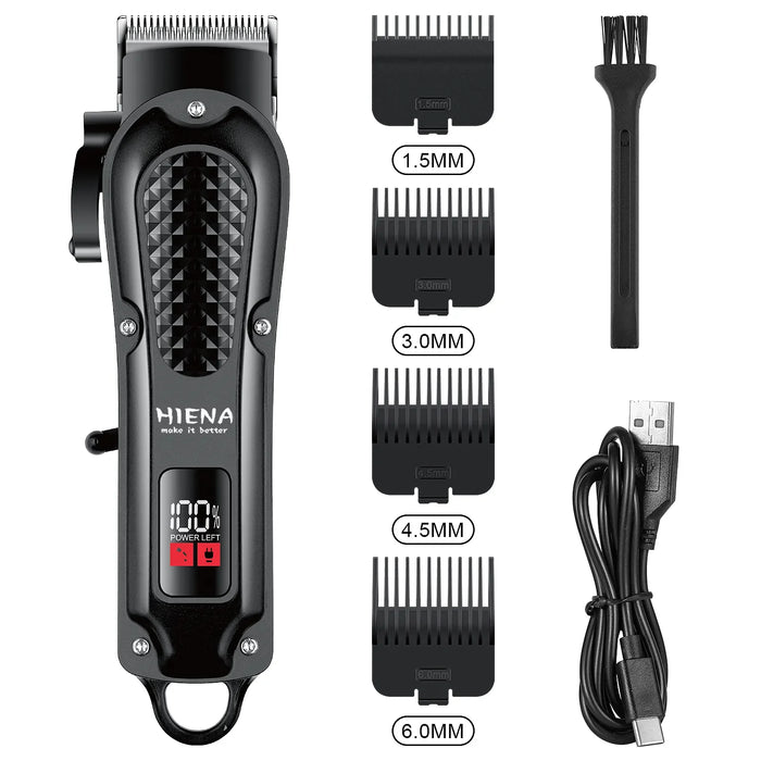 Electric Hair Clipper – Rechargeable Stainless Steel Blade with USB Charging & Adjustable Length - Samanta Factory