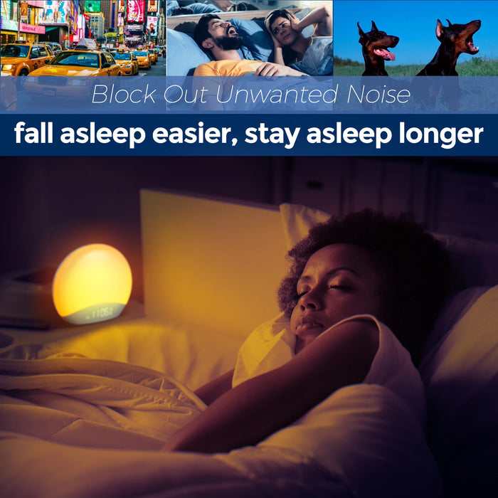 Sunrise Alarm Clock & Sound Machine – All-in-One Sleep Aid with Nature Sounds & Gentle Wake-Up Light - Samanta Factory